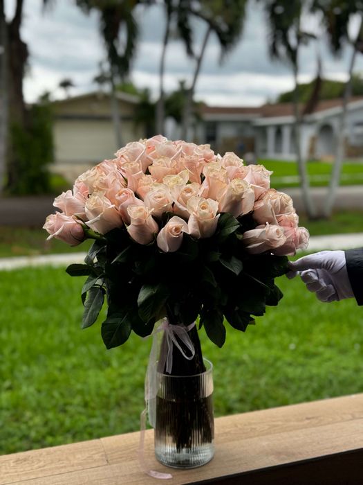 4 Dozen Pink Roses
