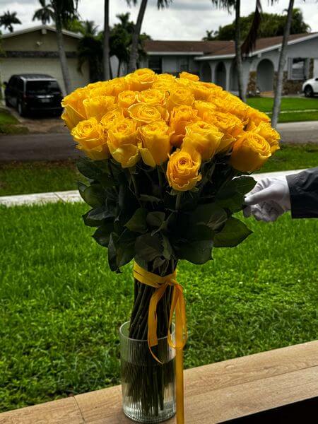 4 Dozen Yellow Roses
