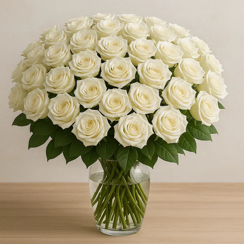 White Roses Bouquet