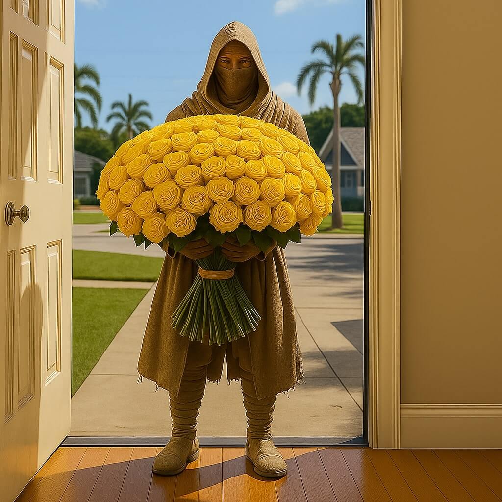 Mysterious Desert Wanderer